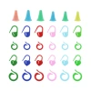 Factory wholesale 46-piece sweater counter plastic counting ring heart mark buckle sweater needle cap set Item Picture
